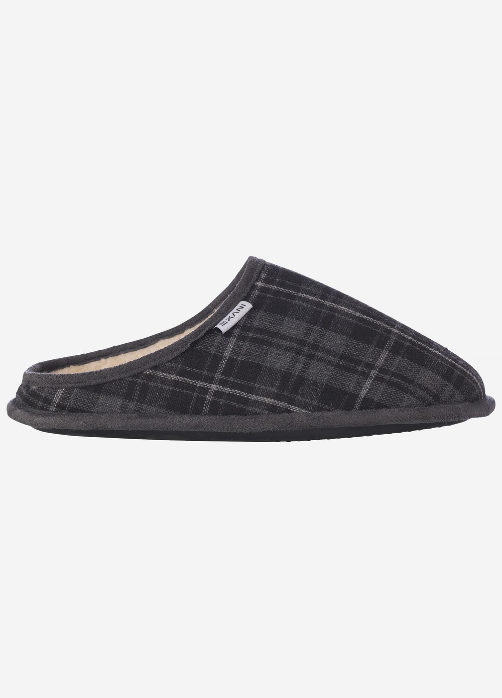 Fur Slipper M, Dark Grey, 46,  Innetofflor