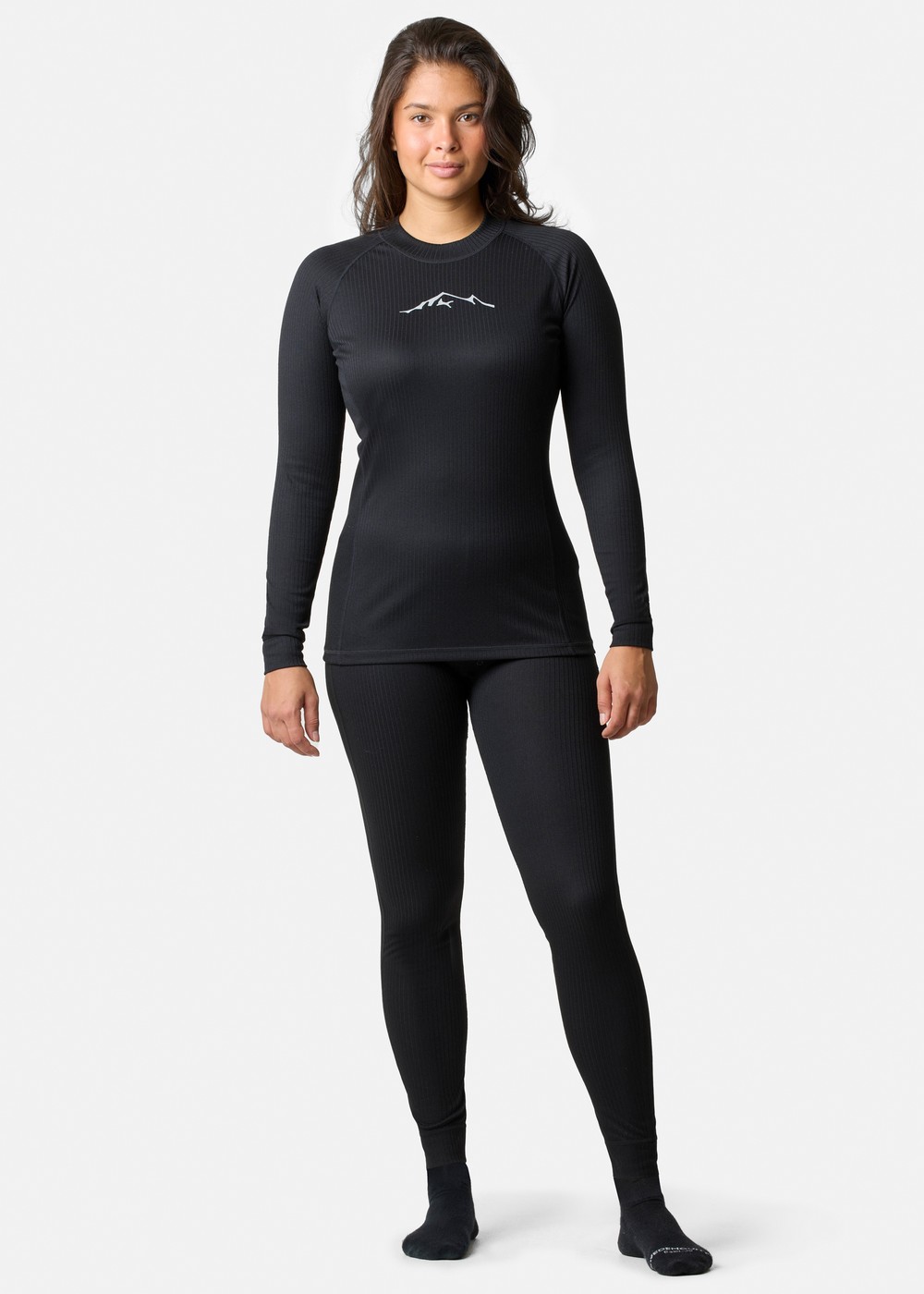 Nordic Active Baselayer Set W, Black, 44,  Funktionsunderställ