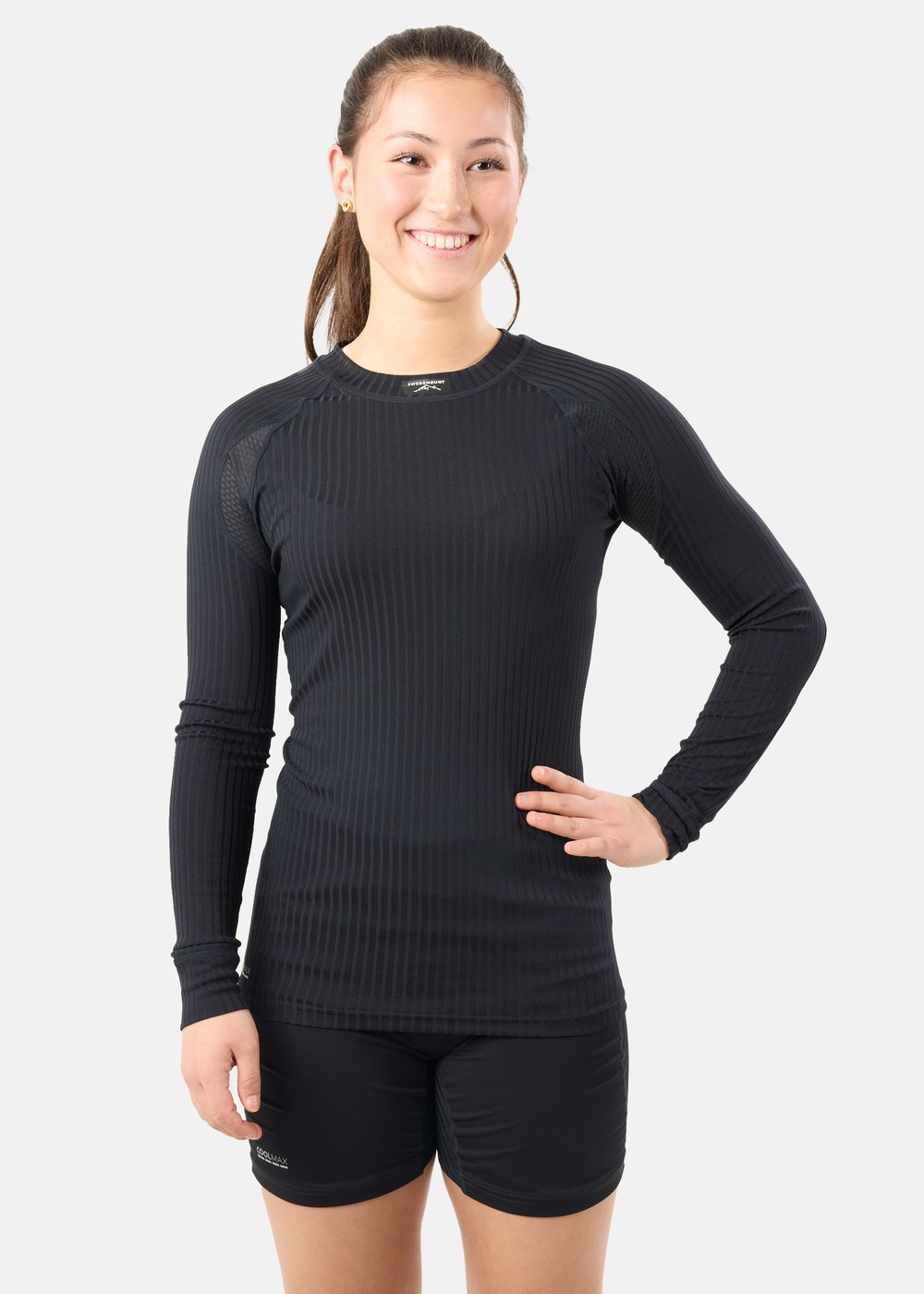 Nordic Pro Baselayer Long Sleeve W, Black, 42,  Funktionsunderställ