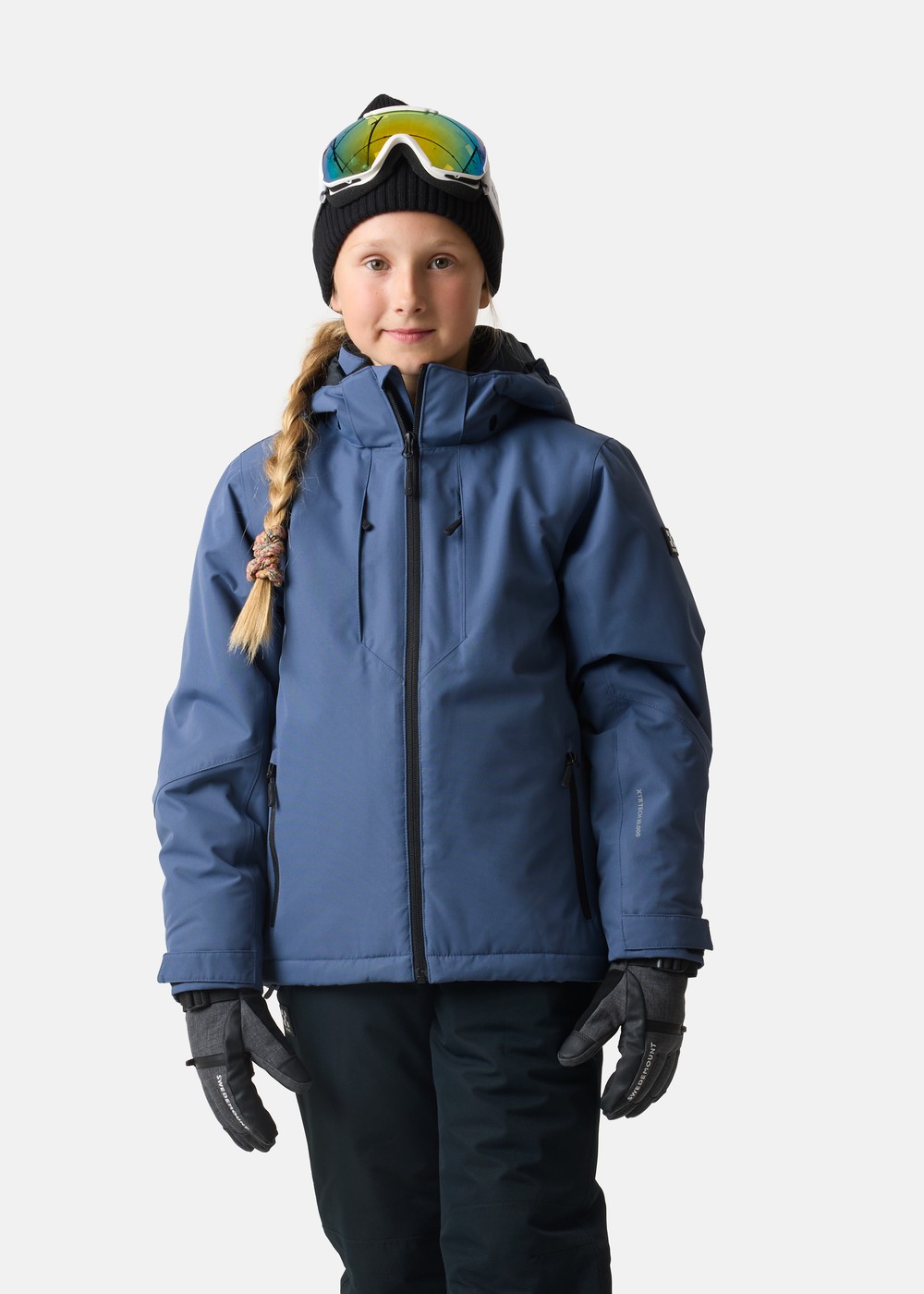 Cortina Ski Jacket Jr, Steel Blue, 160,  Skidkläder