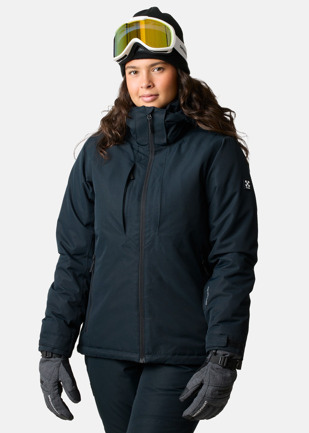 Cortina Ski Jacket W, Black, 48,  Vinterjackor