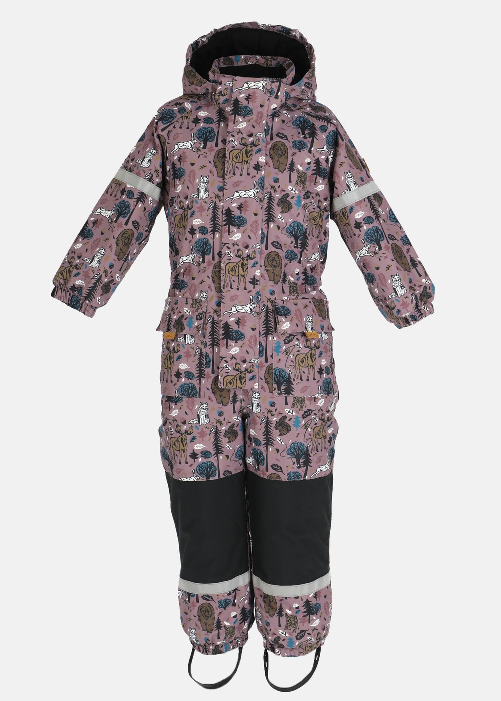 Lillehammer Winter Overall Jr, Dk. Rose Aop, 104,  Vinteroveraller Lillehammer Winter Overall Jr, Dk. Rose Aop, 104,  Vinteroveraller