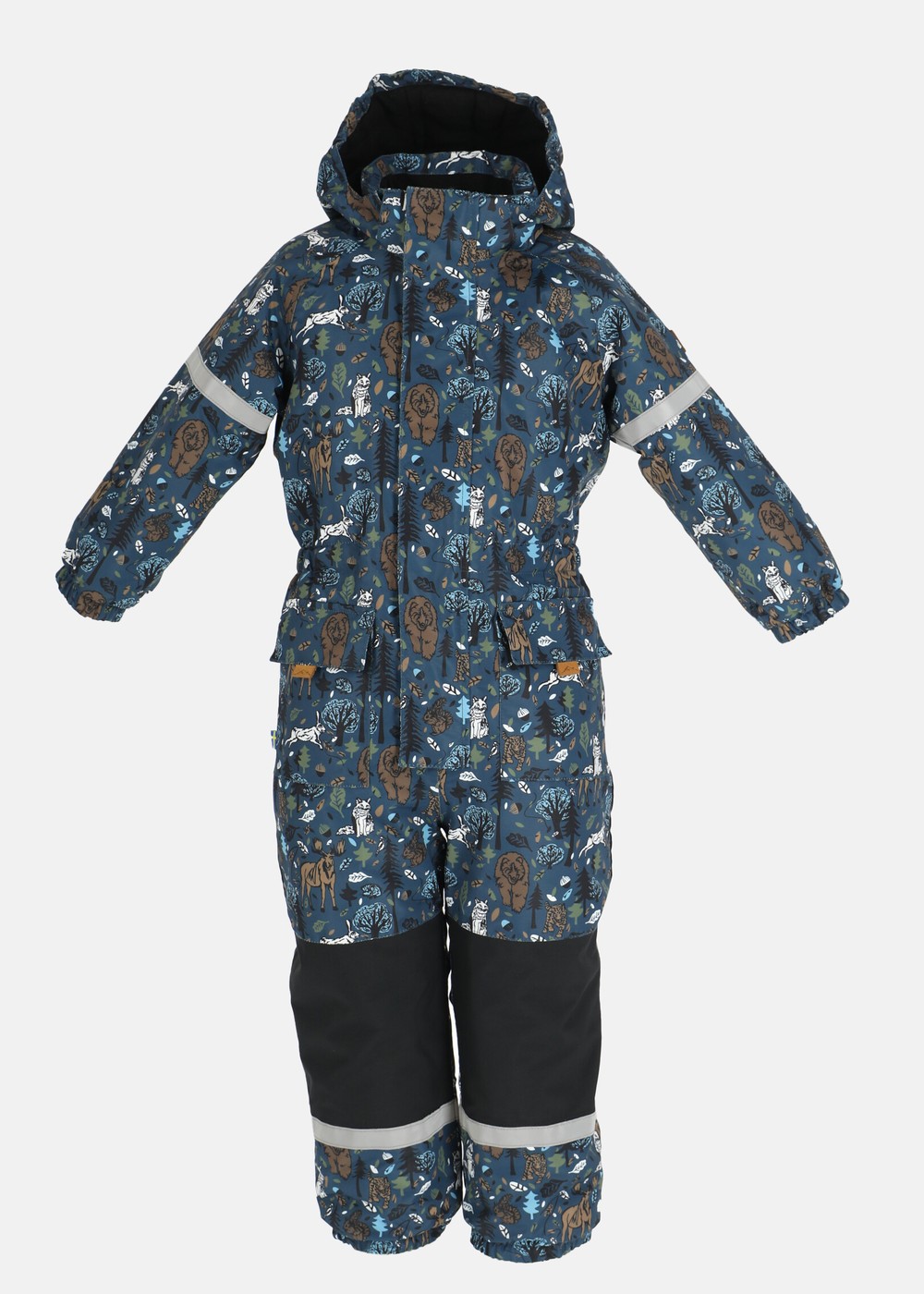 Lillehammer Winter Overall Jr, Navy Aop, 98,  Vinteroveraller