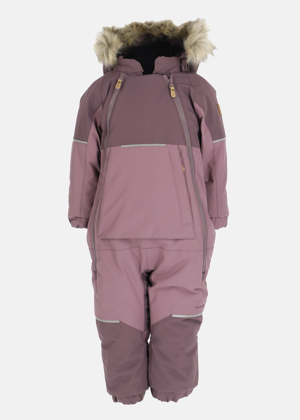 Hafjell Baby Overall, Dk. Mauve/Pale Mauve, 98,  Vinteroveraller