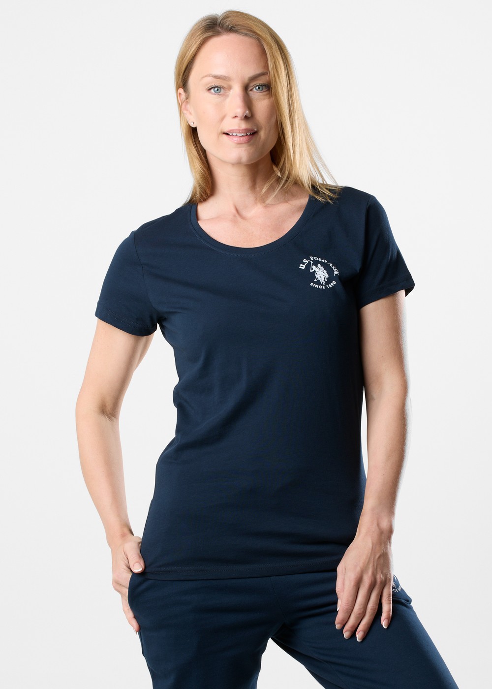 O Neck Tee Anouk, Dark Sapphire, Xxs,  T-Shirts