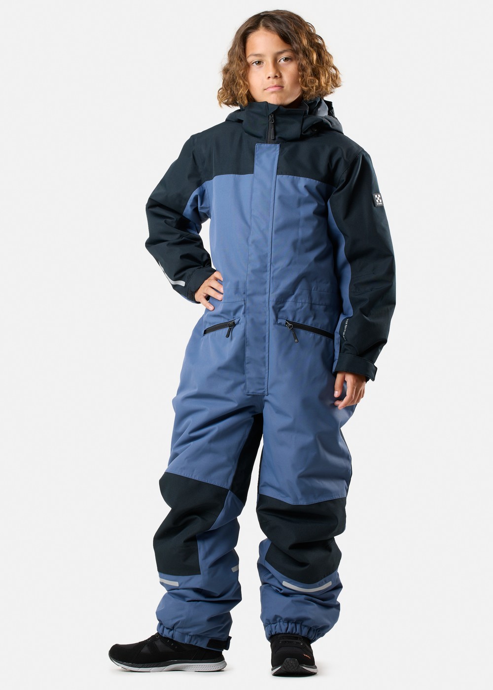 Cortina Ski Overall Jr Steel Blue/Black 140  Overaller