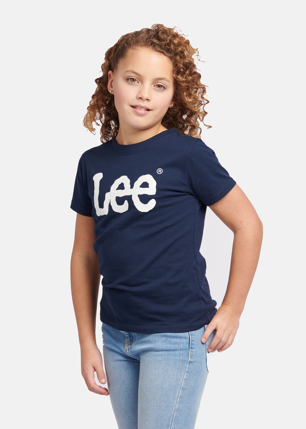 Wobbly Lee Graphic Tshirt, Navy Blazer, 14-15,  T-Shirts