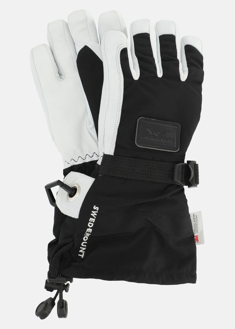 Lofoten Leather Glove Jr, Black/White, L,  Vantar