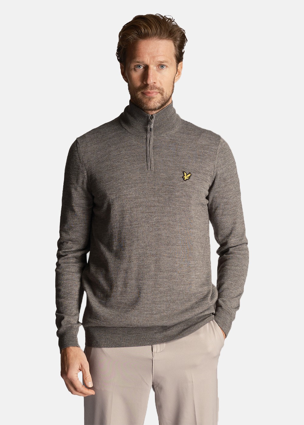 Golf Core 1/4 Zip Merino Mix, Mid Grey Marl, Xl,  Sweatshirts Golf Core 1/4 Zip Merino Mix, Mid Grey Marl, Xl,  Sweatshirts