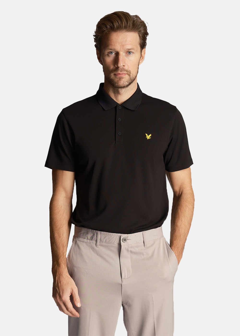 Golf Tech Polo Shirt, Jet Black, S,  Piketröjor