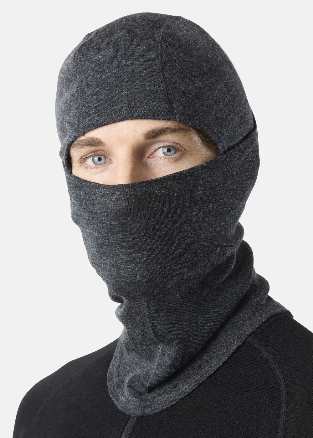 Himalaya Merino Wool Balaclava, Charcoal Melange, Onesize,  Mössor Himalaya Merino Wool Balaclava, Charcoal Melange, Onesize,  Mössor