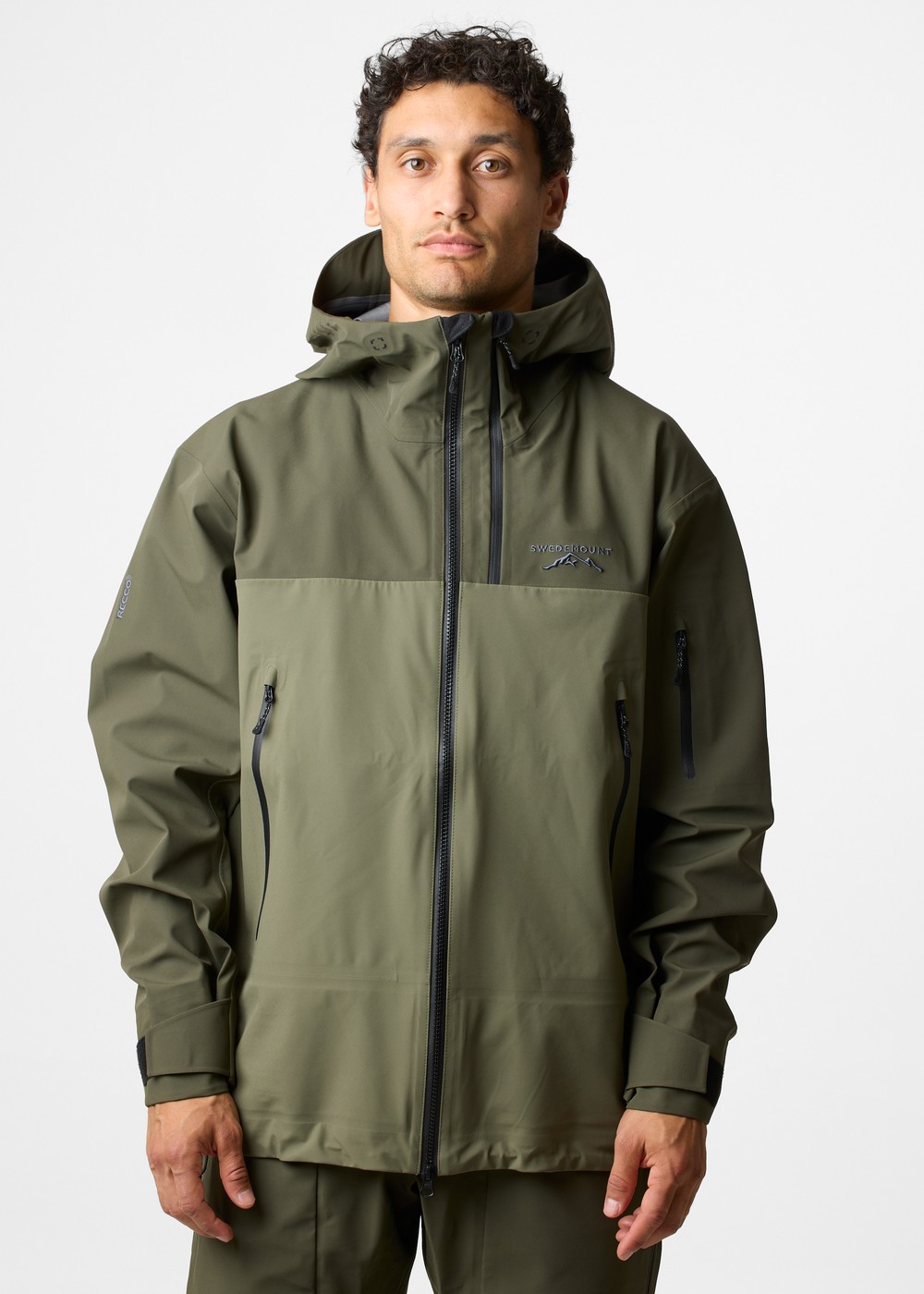 Lofoten 3l Shell Jacket, Dk Olive/Olive, L,  Skidkläder