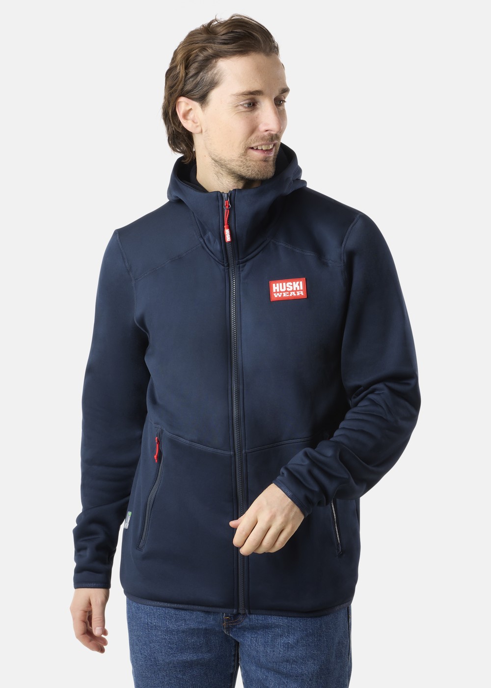 Mid Hood Jacket, Navy Navy, Xl,  Tröjor