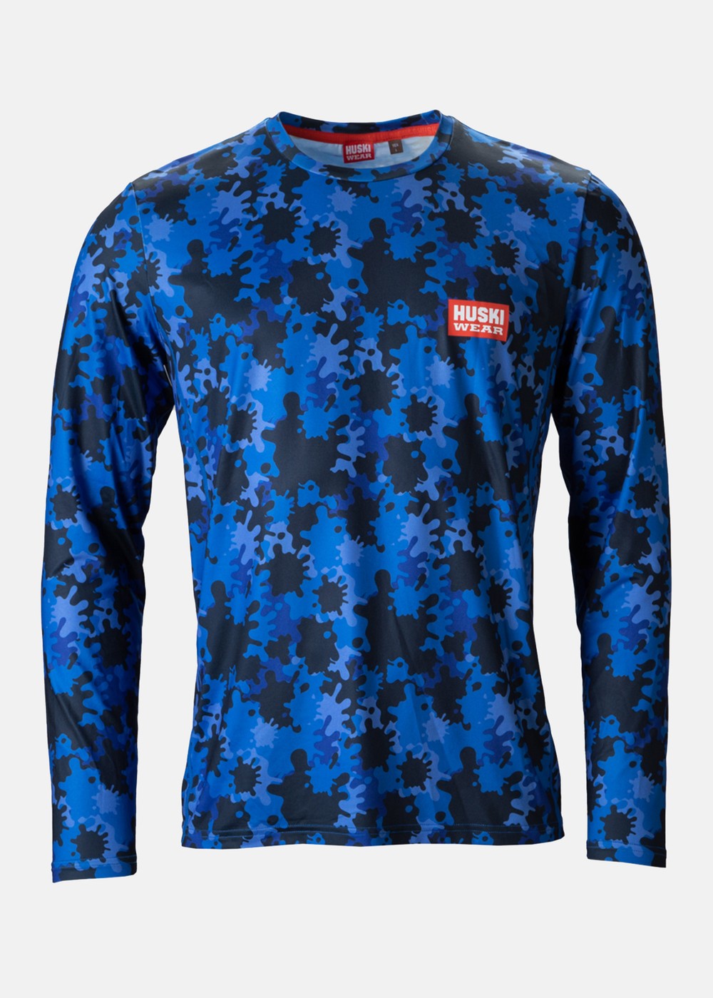 Active Top Ls, Azure Camo, Xl,  Löpar T-Shirts