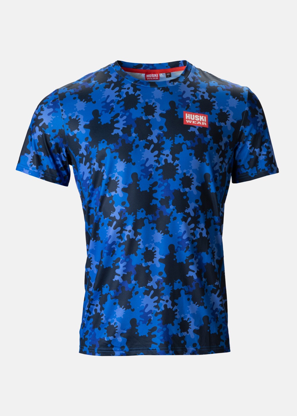 Active Top Ss, Azure Camo, Xl,  T-Shirts