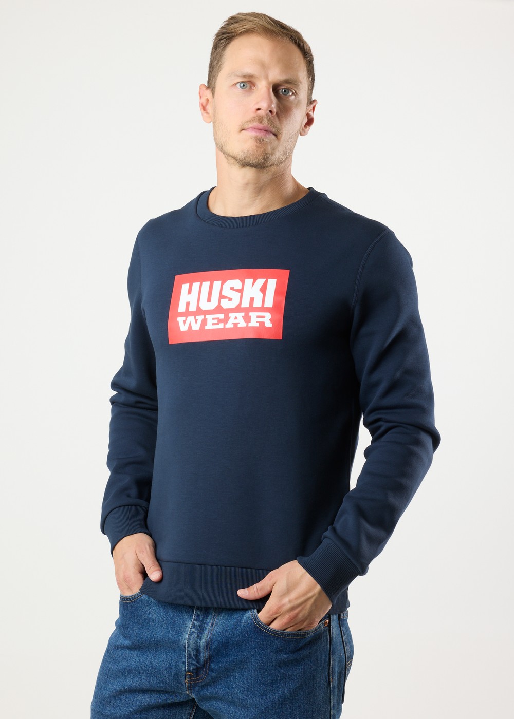 Logo Crew, Navy Blue, M,  Sweatshirts Logo Crew, Navy Blue, M,  Sweatshirts