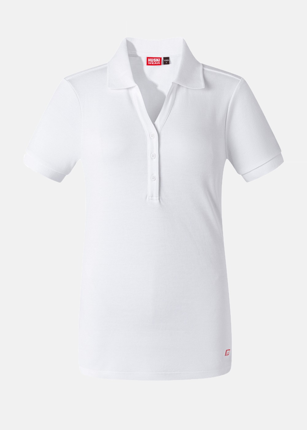 W Shore Pique Polo, White, Xs,  Skjortor