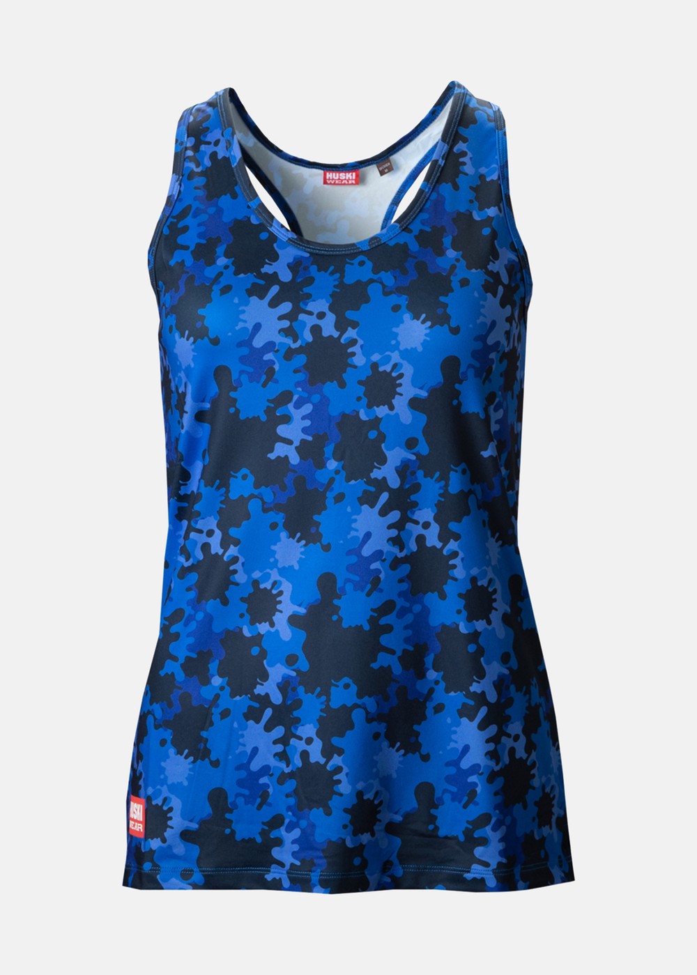 W Tank Top, Azure Camo, Xs,  Löpar-Linnen