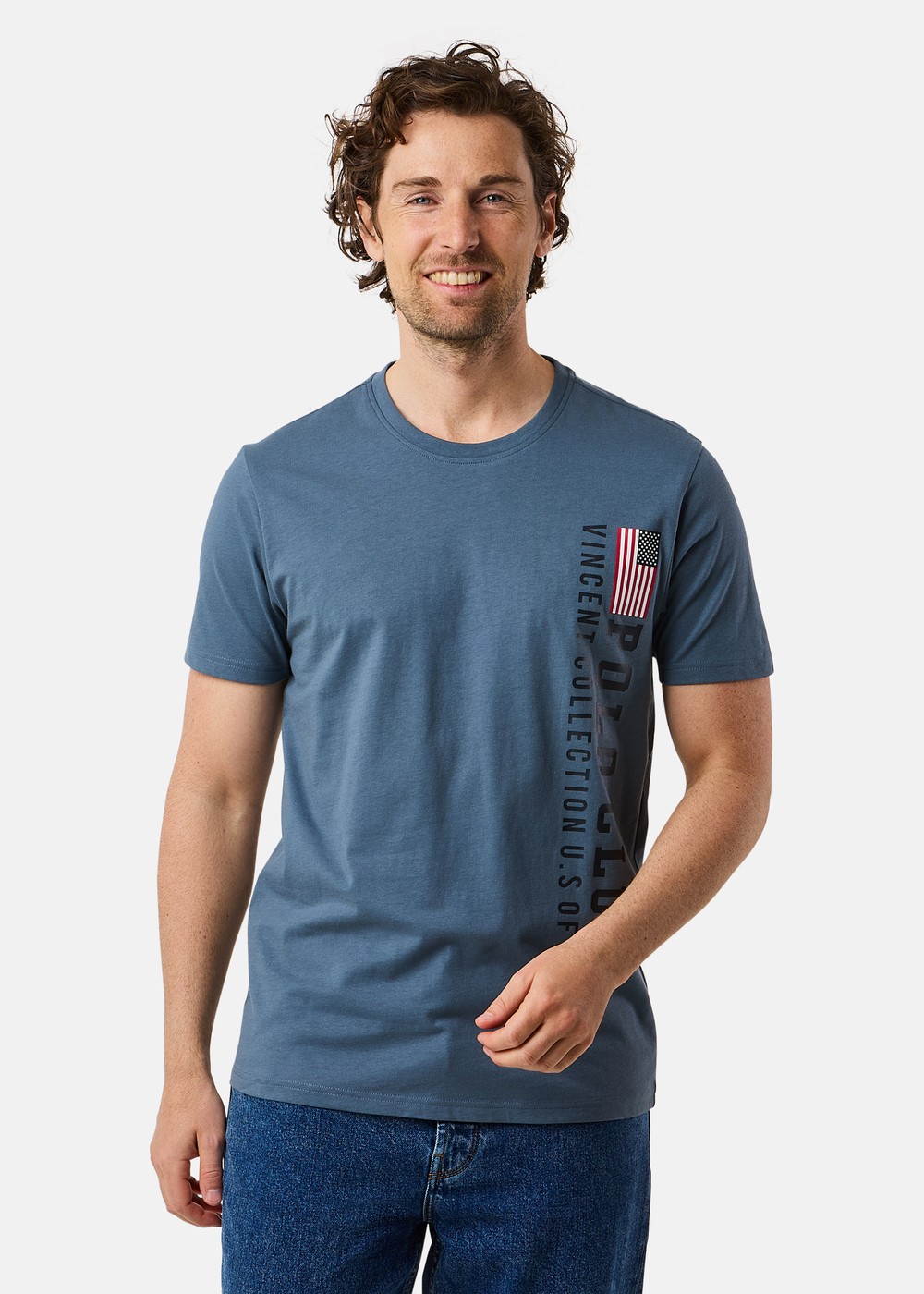 Fresno Tee, Denim Blue, 4xl,  T-Shirts Fresno Tee, Denim Blue, 4xl,  T-Shirts
