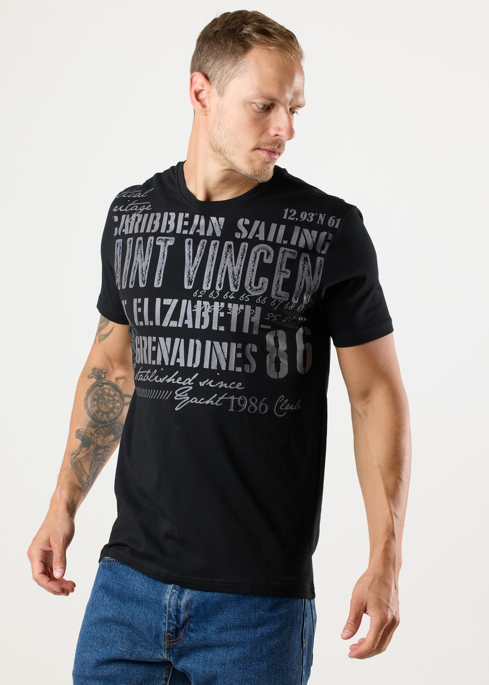 Grenada Tee, Black, S,  T-Shirts Grenada Tee, Black, S,  T-Shirts