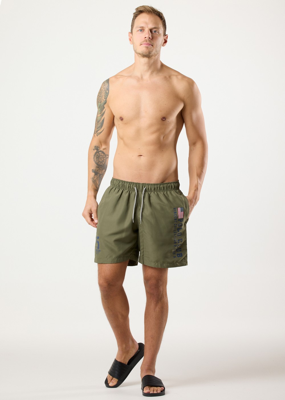 Hollywood Swimshorts, Green, 2xl,  Badkläder