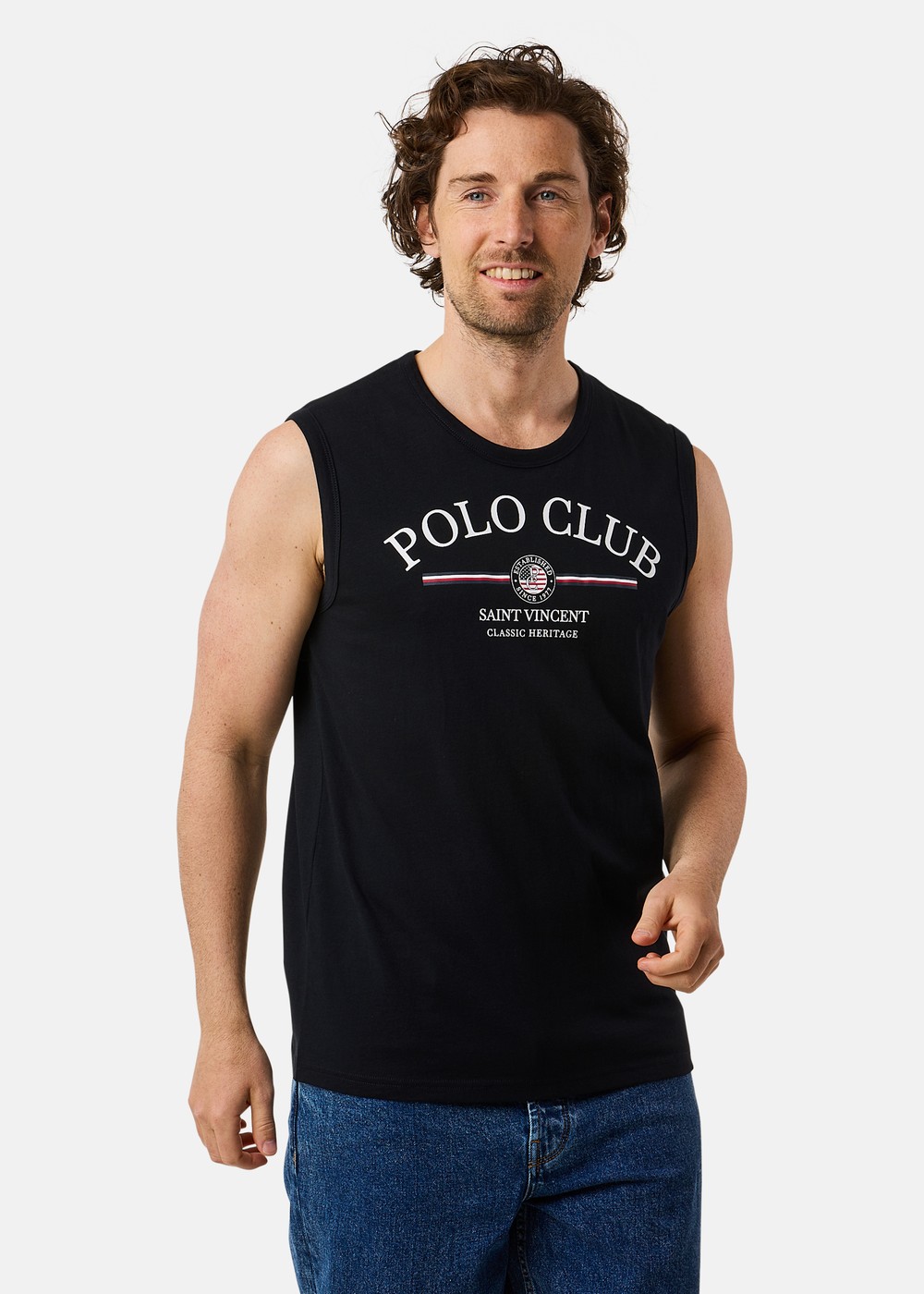 Springfield Sleeveless Tee, Black, 4xl,  T-Shirts Springfield Sleeveless Tee, Black, 4xl,  T-Shirts