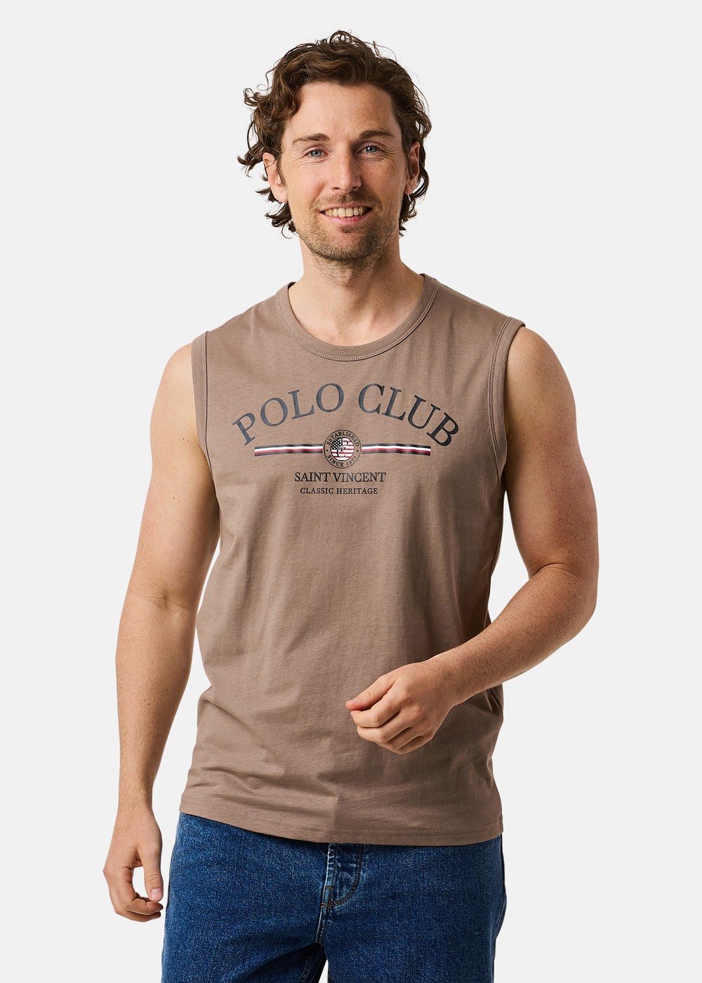 Springfield Sleeveless Tee, Dark Khaki, 2xl,  T-Shirts Springfield Sleeveless Tee, Dark Khaki, 2xl,  T-Shirts