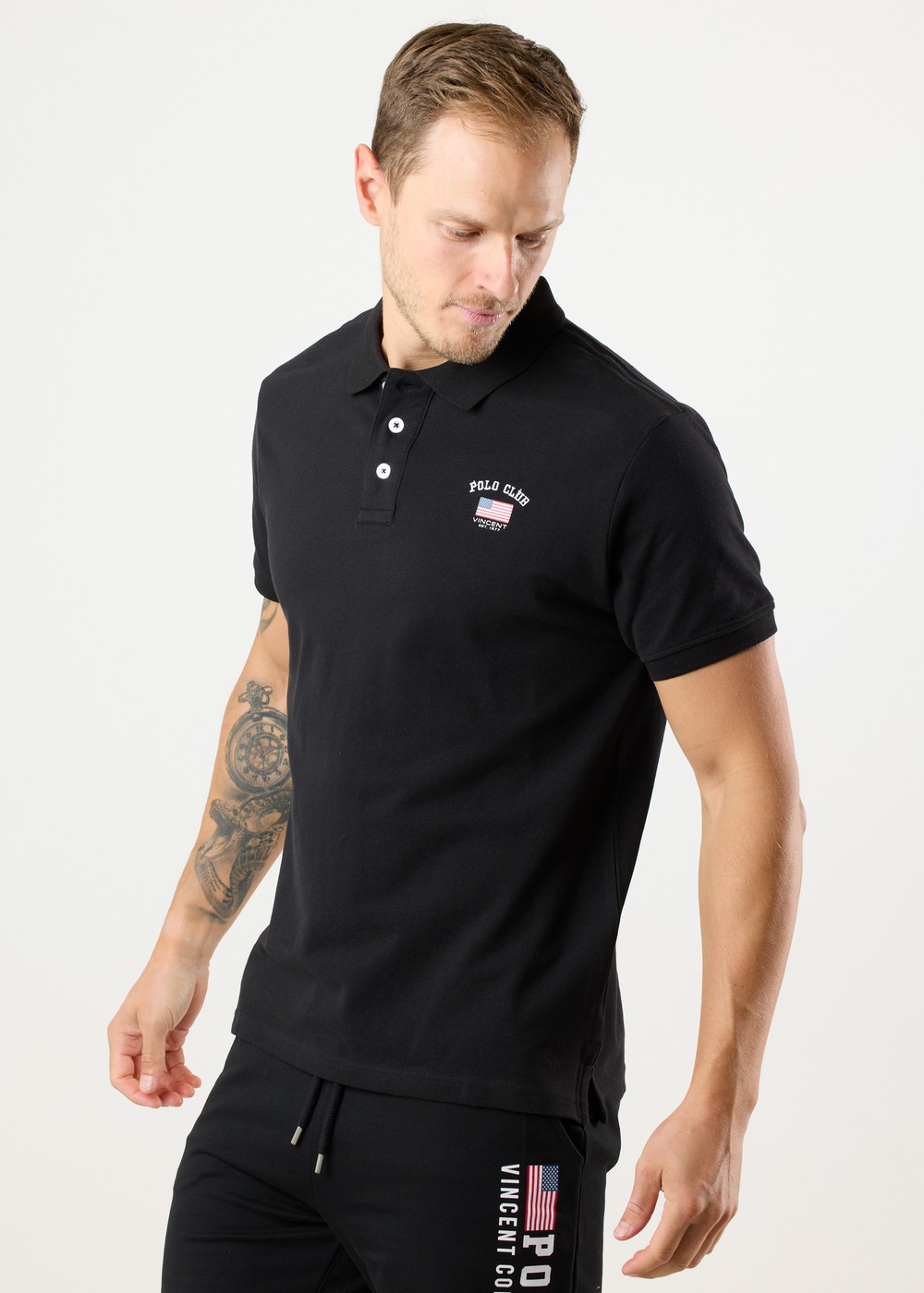 Loisville Polo, Black, 4xl,  Bomullspikéer