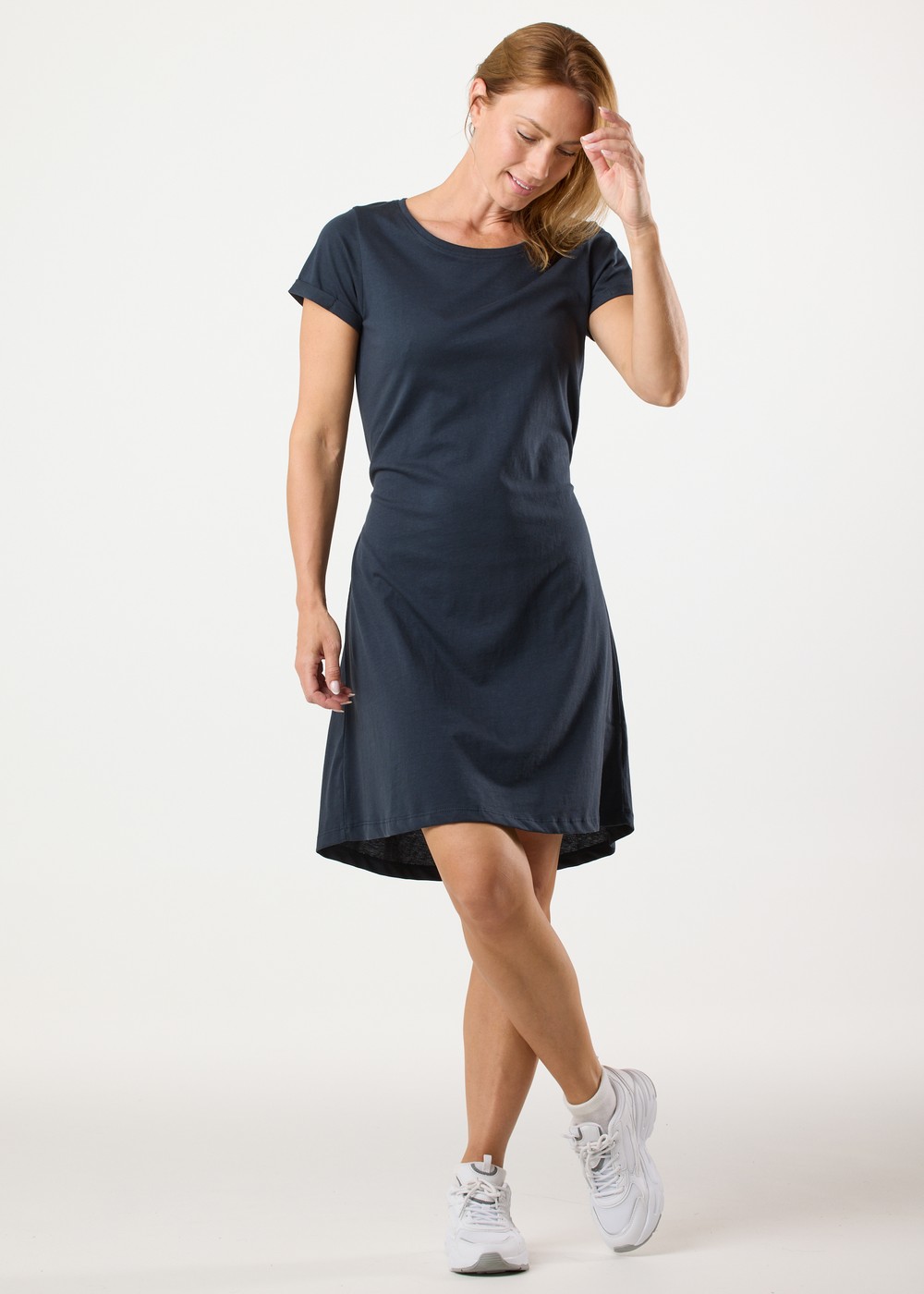 Monaco Dress W, Solid Navy, Xs,  Klänningar