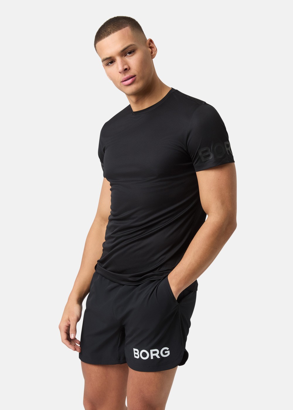 Borg Light T-Shirt, Black Beauty, S,  Löpar T-Shirts Borg Light T-Shirt, Black Beauty, S,  Löpar T-Shirts