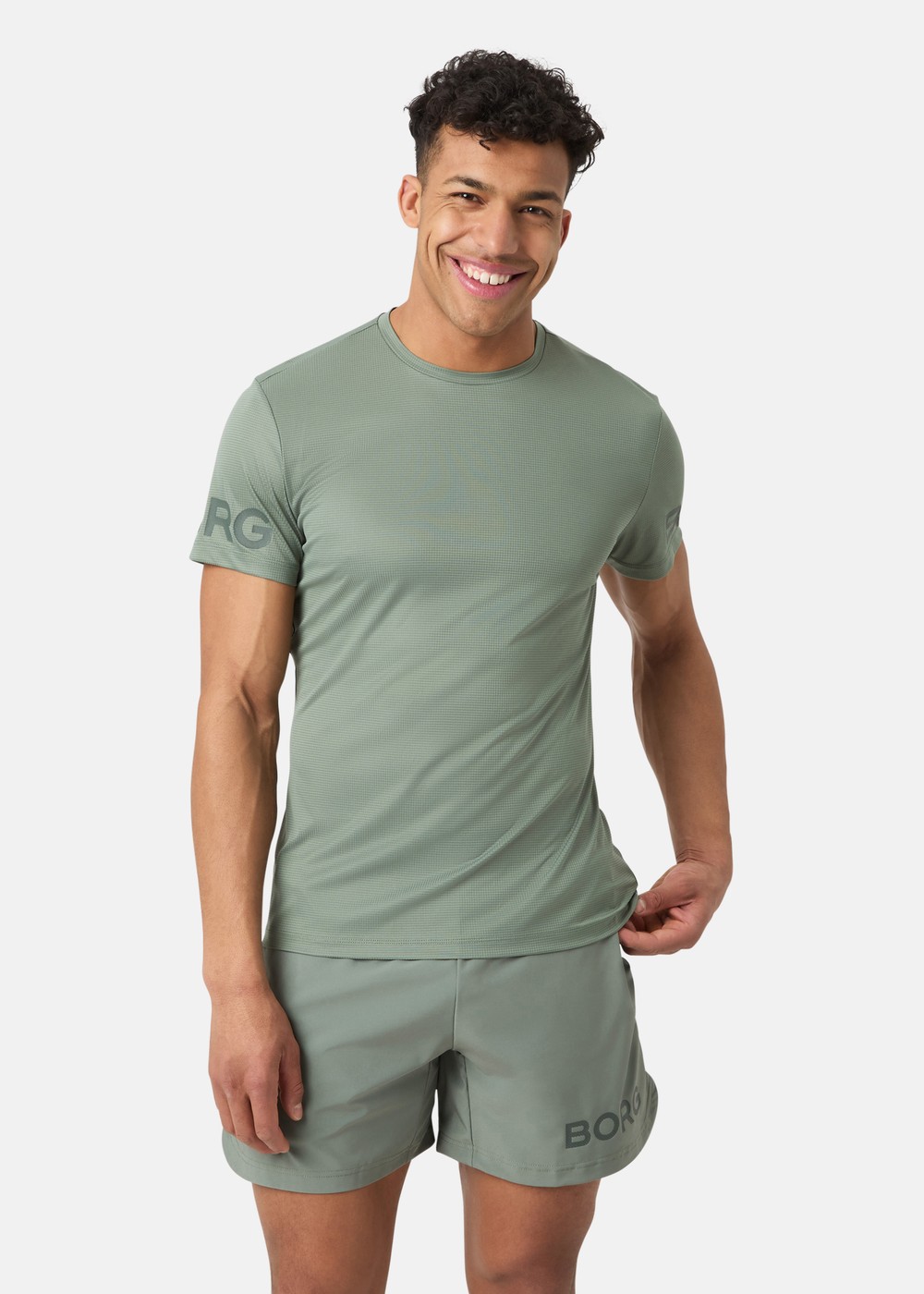 Borg Light T-Shirt, Agave Green, S,  Löpar T-Shirts Borg Light T-Shirt, Agave Green, S,  Löpar T-Shirts