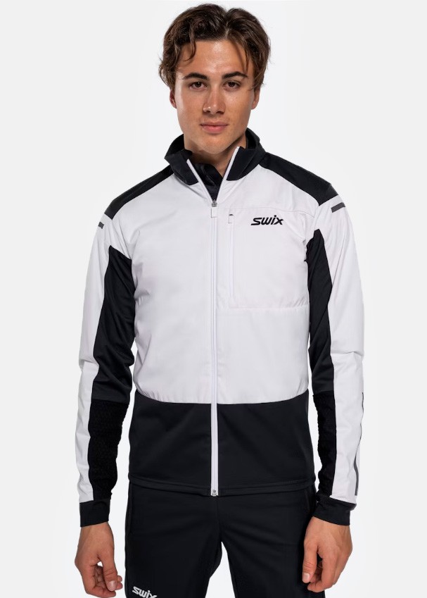 Dynamic Jacket M, Bright White/Black, S,  Längdskidjackor
