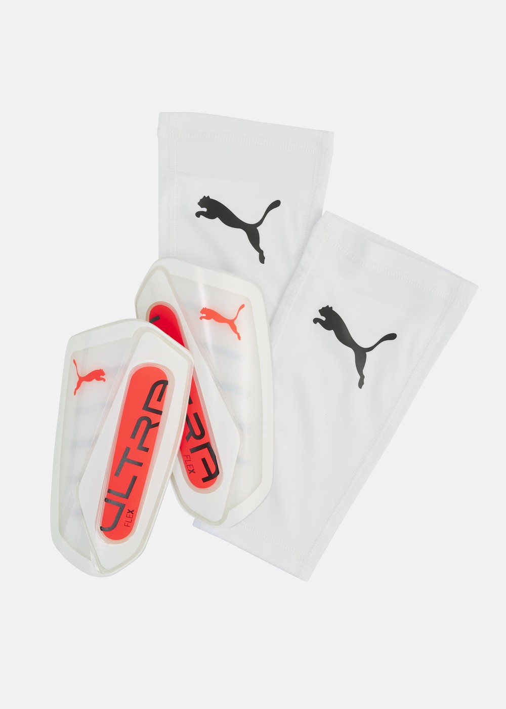 Ultra Flex Sleeve, Puma White-Glowing Red, Xs,  Benskydd Och Tillbehör