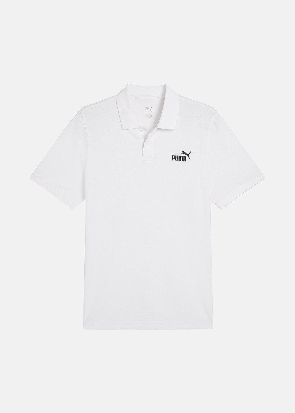 Ess No. 1 Logo Pique Polo, Puma White, M,  Piketröjor Ess No. 1 Logo Pique Polo, Puma White, M,  Piketröjor