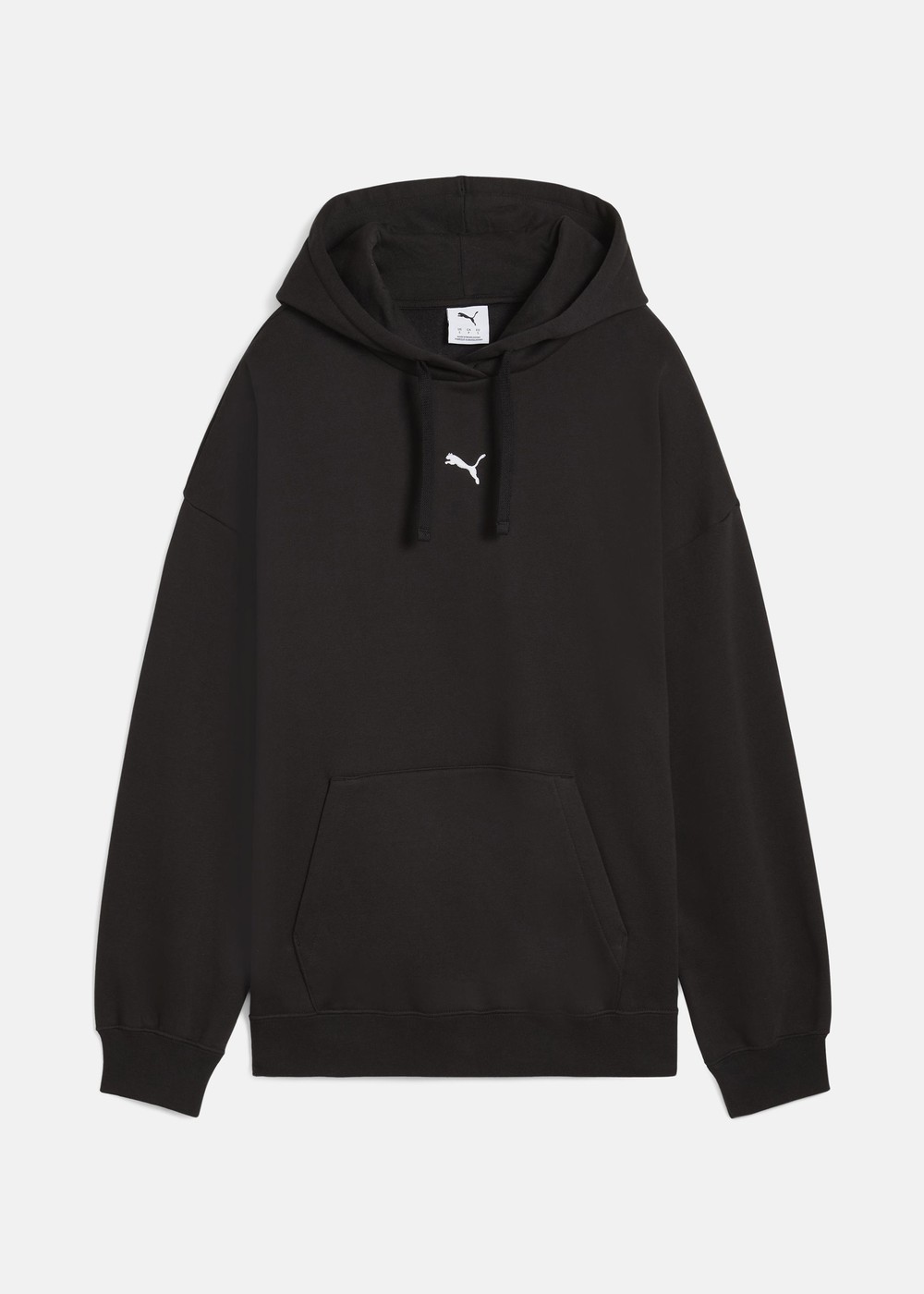 Ess Oversized Hoodie Fl Puma Black L  Hoodies