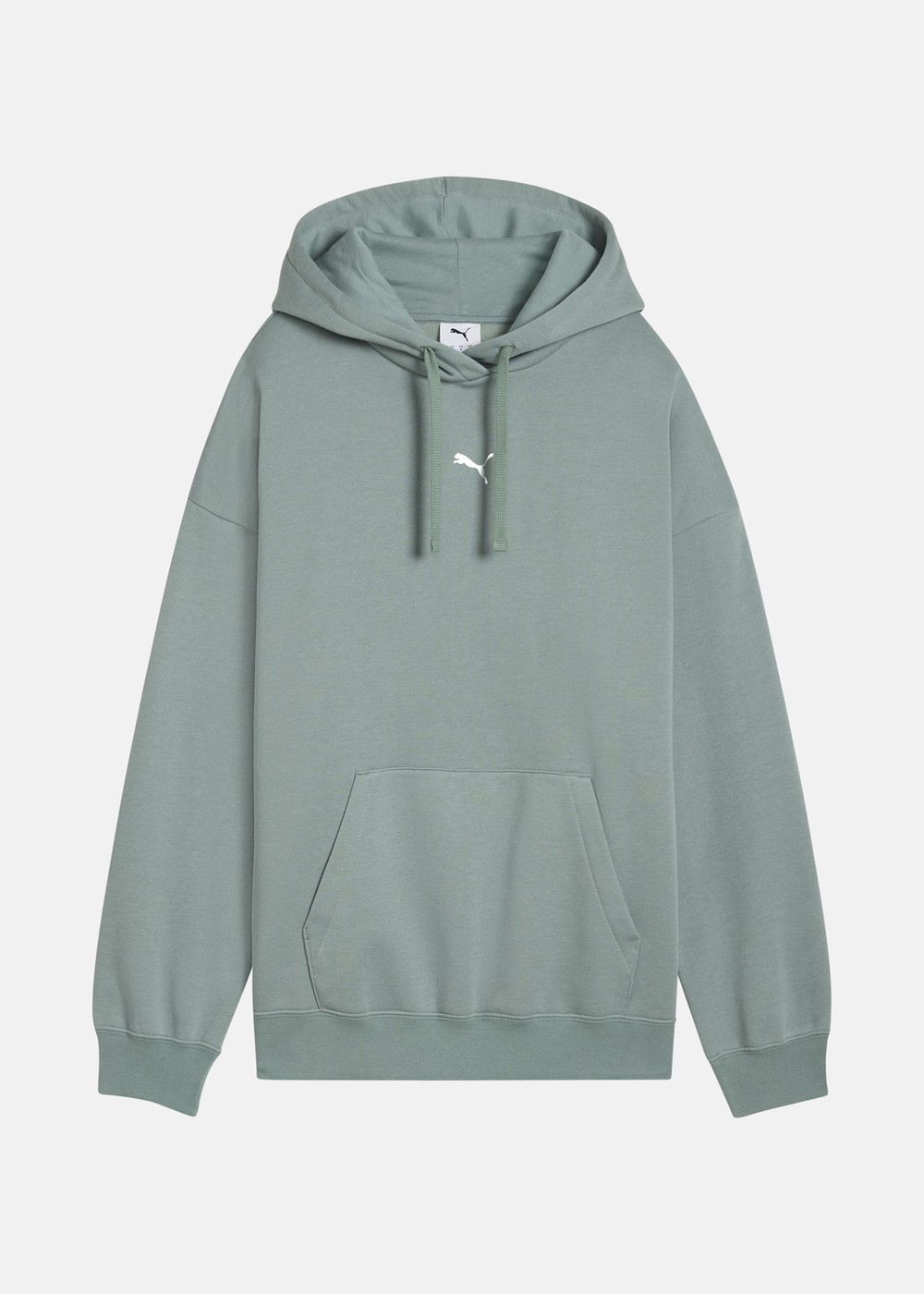 Ess Oversized Hoodie Fl Green Moon L  Hoodies