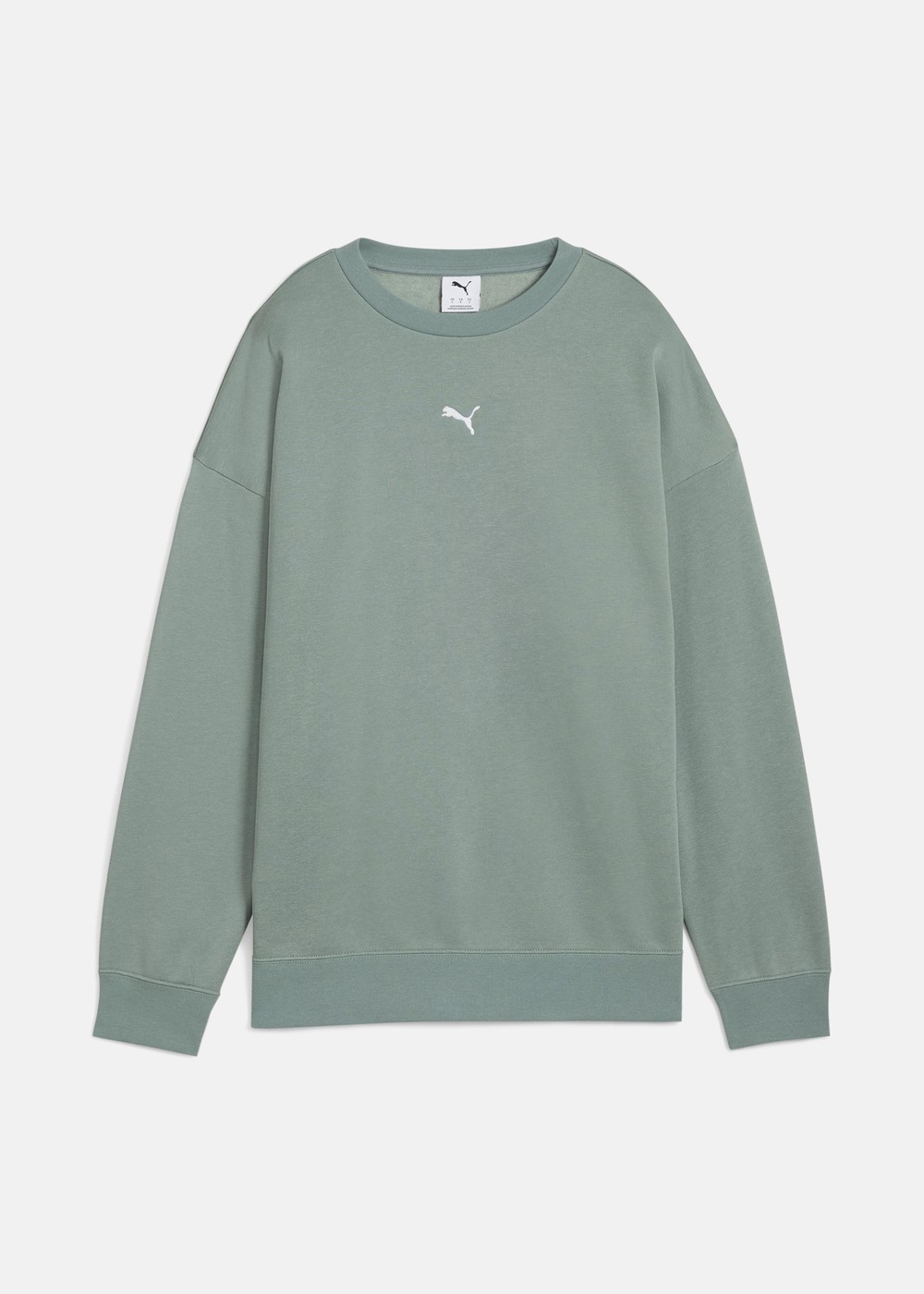 Ess Oversized Crew Fl, Green Moon, Xs,  Sweatshirts