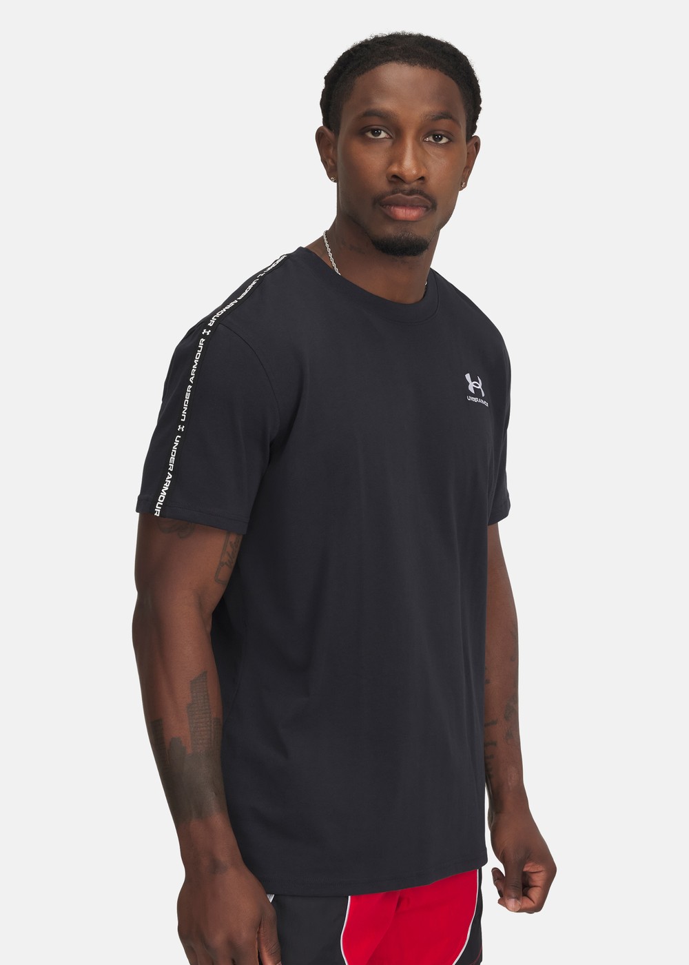 Ua Icon Hwt Tee Taping, Black, 4xl,  T-Shirts Ua Icon Hwt Tee Taping, Black, 4xl,  T-Shirts
