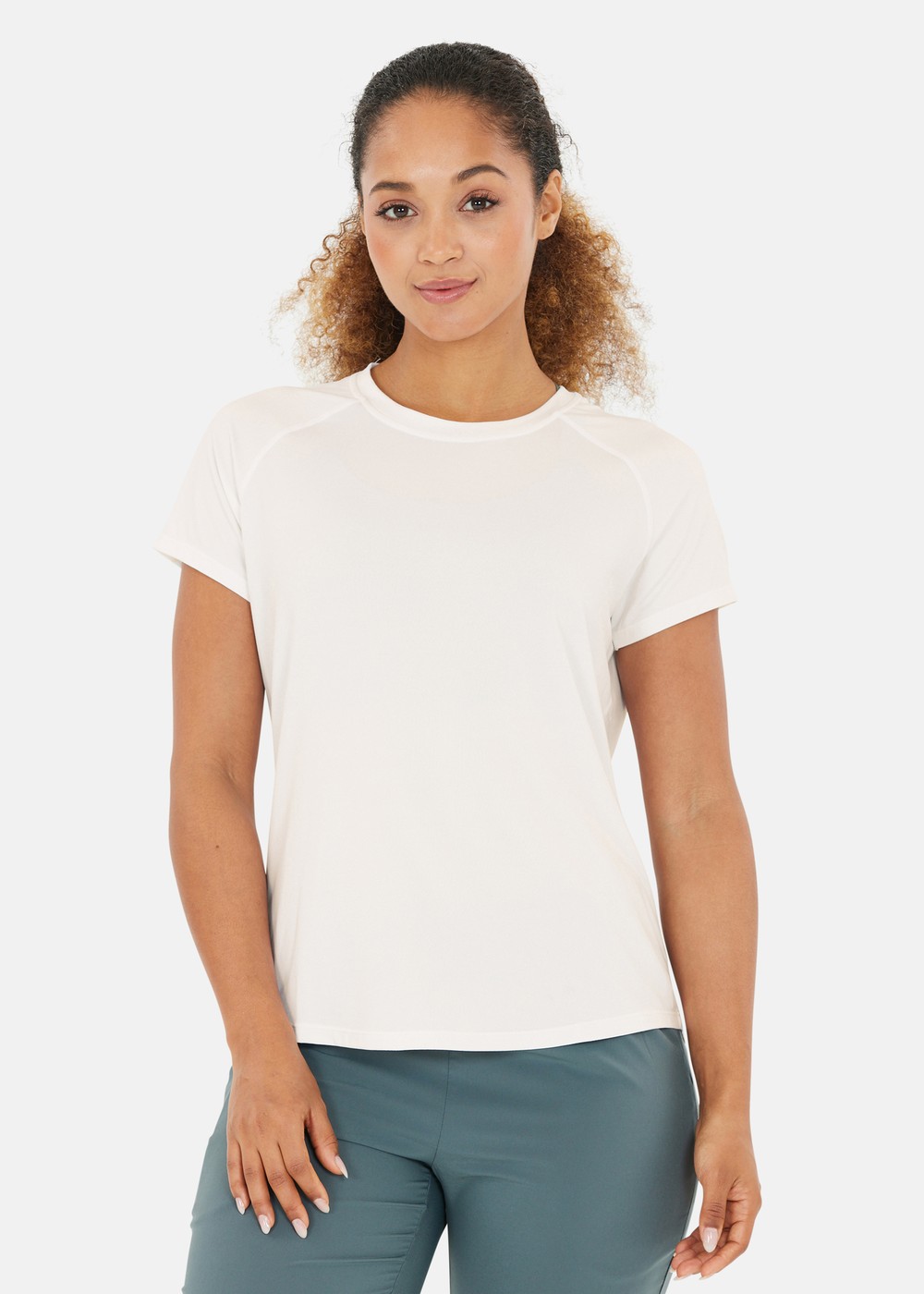 Gaina V2 W S/S Tee, White, 44,  Tränings-T-Shirts Gaina V2 W S/S Tee, White, 44,  Tränings-T-Shirts