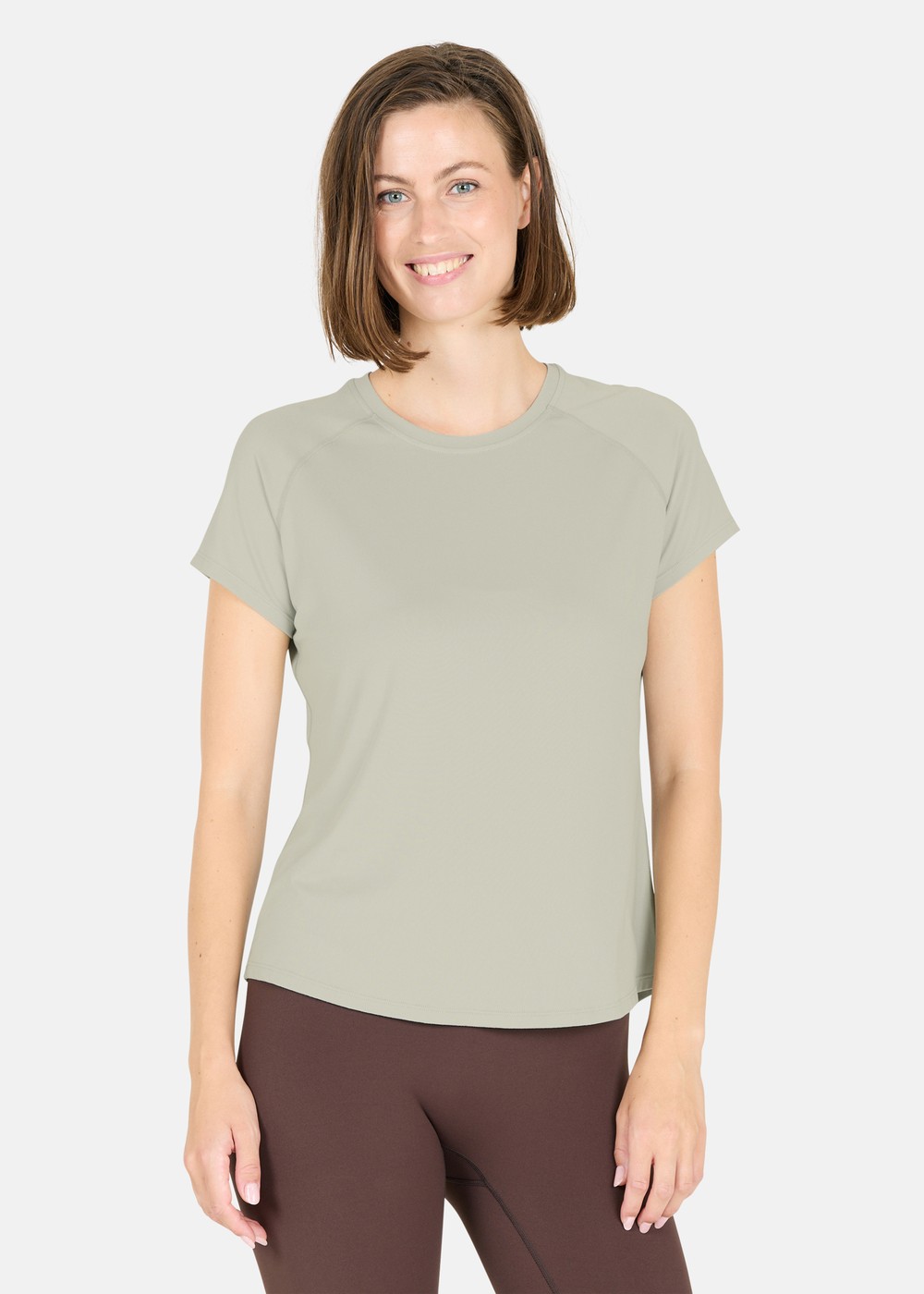 Gaina V2 W S/S Tee, Pigeon, 40,  Tränings-T-Shirts Gaina V2 W S/S Tee, Pigeon, 40,  Tränings-T-Shirts