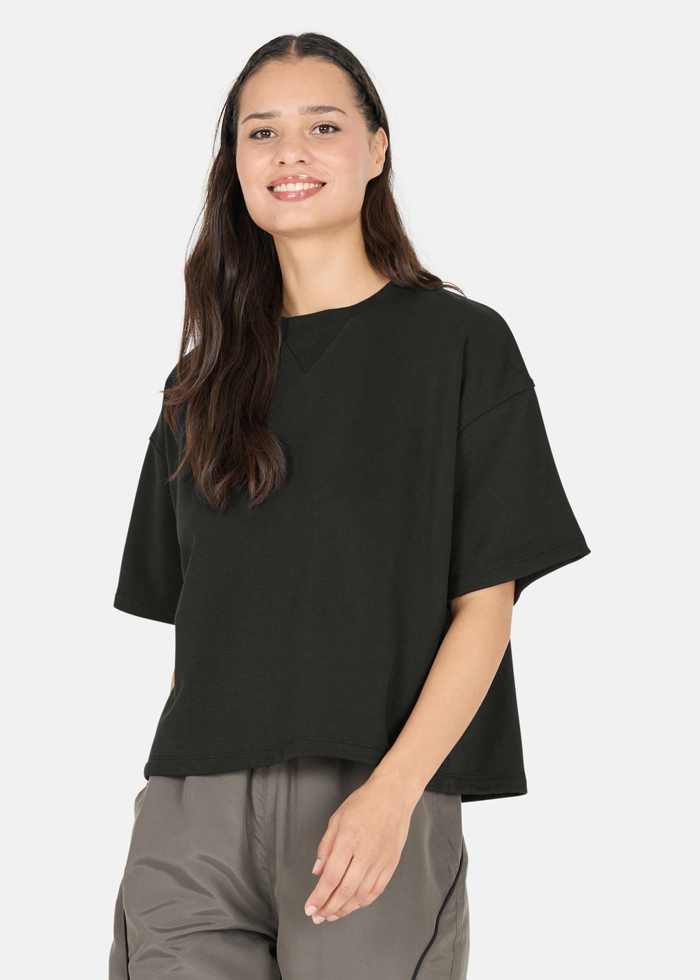 Crecy W S/S Tee, Black, 38,  Löpar-T-Shirts Crecy W S/S Tee, Black, 38,  Löpar-T-Shirts