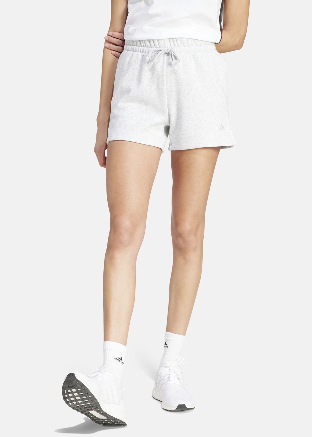 W SL FC SHO, LGREYH/WHITE, XS,  Vardagsshorts