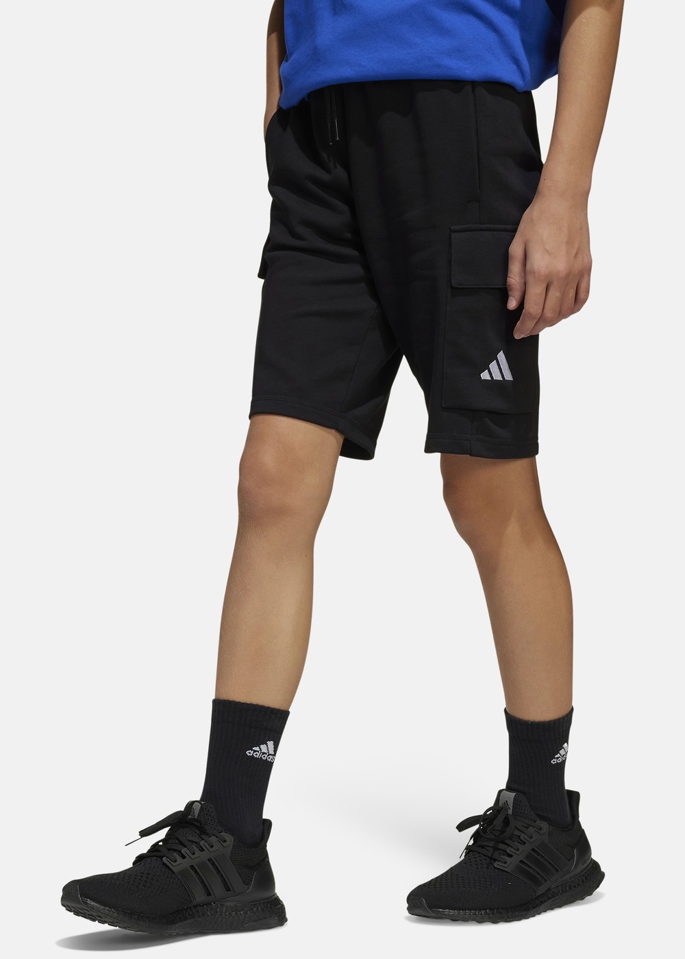 J SL FT C SH, BLACK/WHITE, 164,  Vardagsshorts | Skor//Junior//Sneakers | Padelspecialisterna