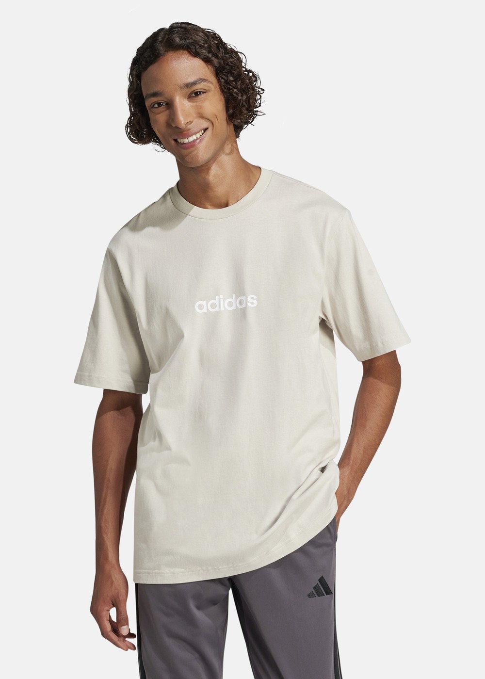 M Lin Sj T, Wonalu/White, M,  T-Shirts M Lin Sj T, Wonalu/White, M,  T-Shirts