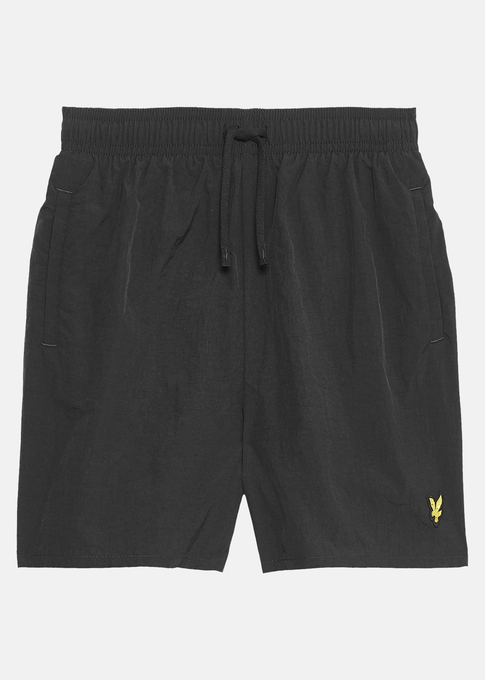 Plain Swim Short, Jet Black, 15-16,  Badbyxor