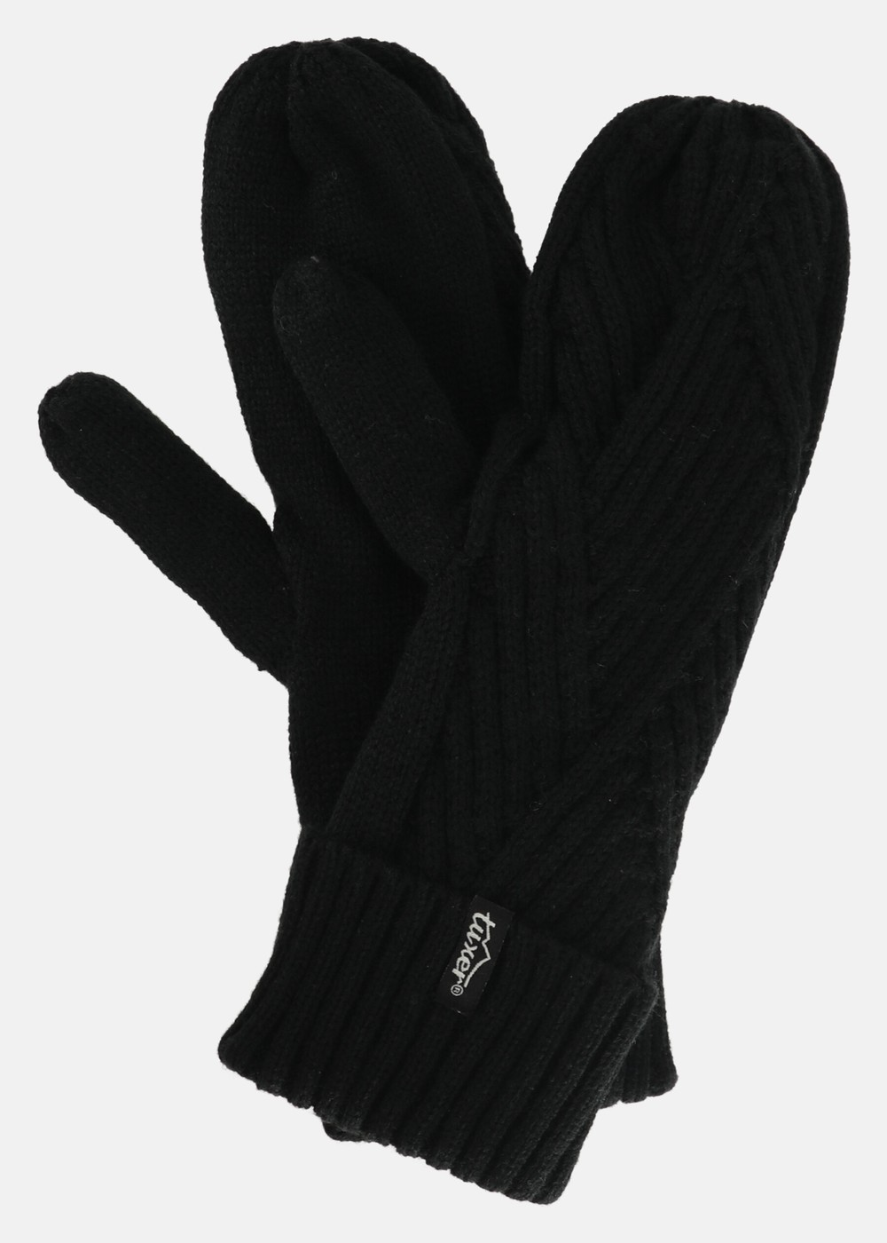 Enver Mittens, Black, Onesize,  Skidhandskar