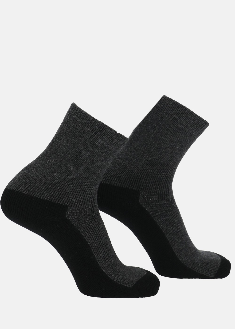 Vemdalen Wool Sock 2-P, Charcoal, 41-45,  Skidstrumpor