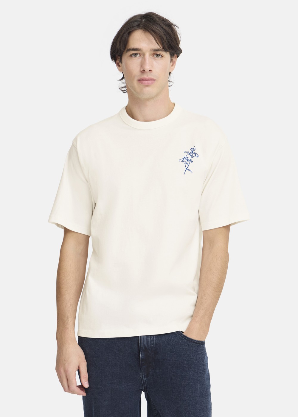 Cfjaxson Tee With Backprint, Cloud Dancer, S,  T-Shirts Cfjaxson Tee With Backprint, Cloud Dancer, S,  T-Shirts