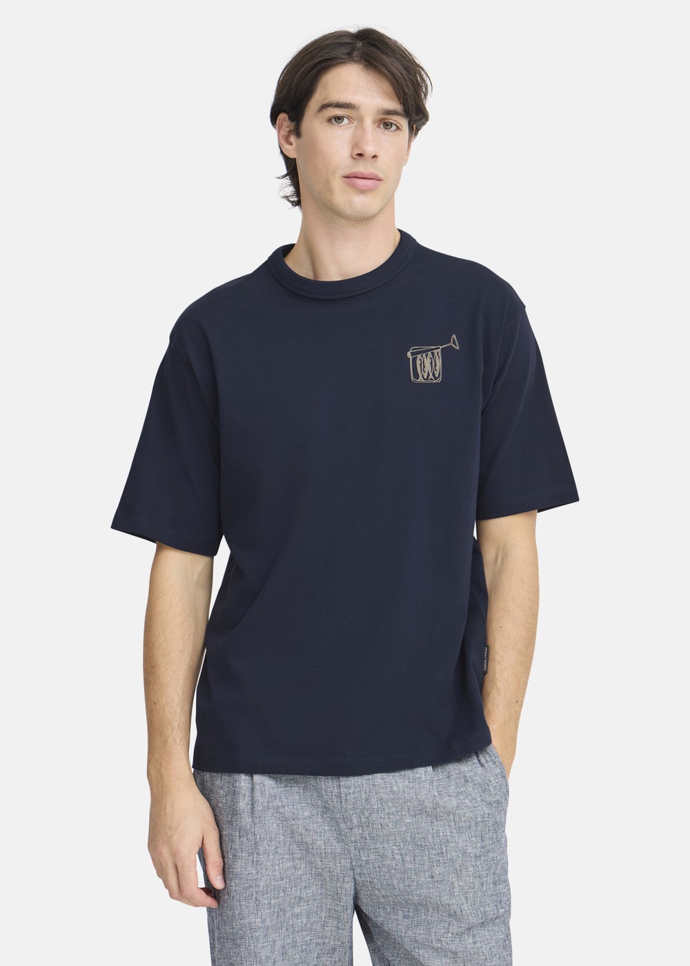 Cfarcher Tee With Back Print, Navy Blazer, 2xl,  T-Shirts