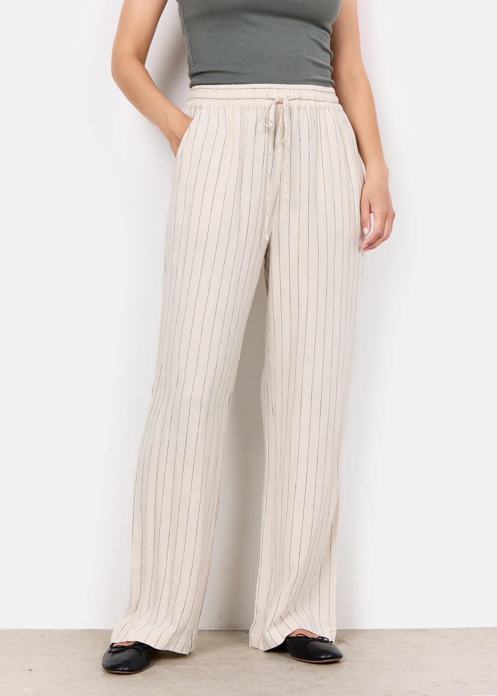 Sc-Poula 2-B, Cream Combi, L,  Vardagsbyxor